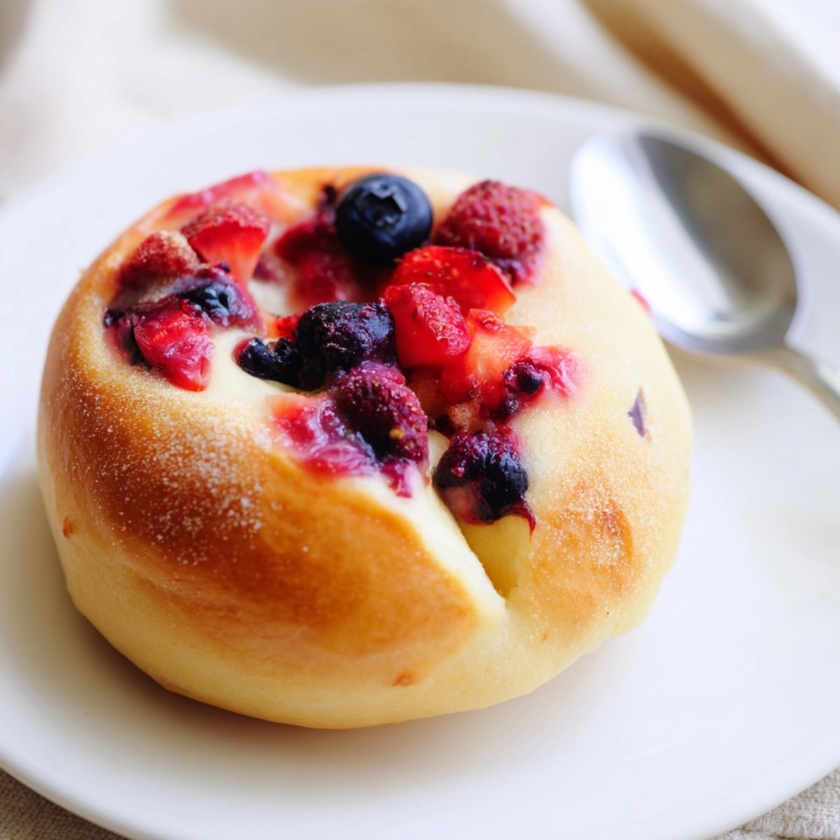 Homemade Protein Cinnamon Berry Doughnuts: Enjoy this protein-packed snack with a cup of coffee.