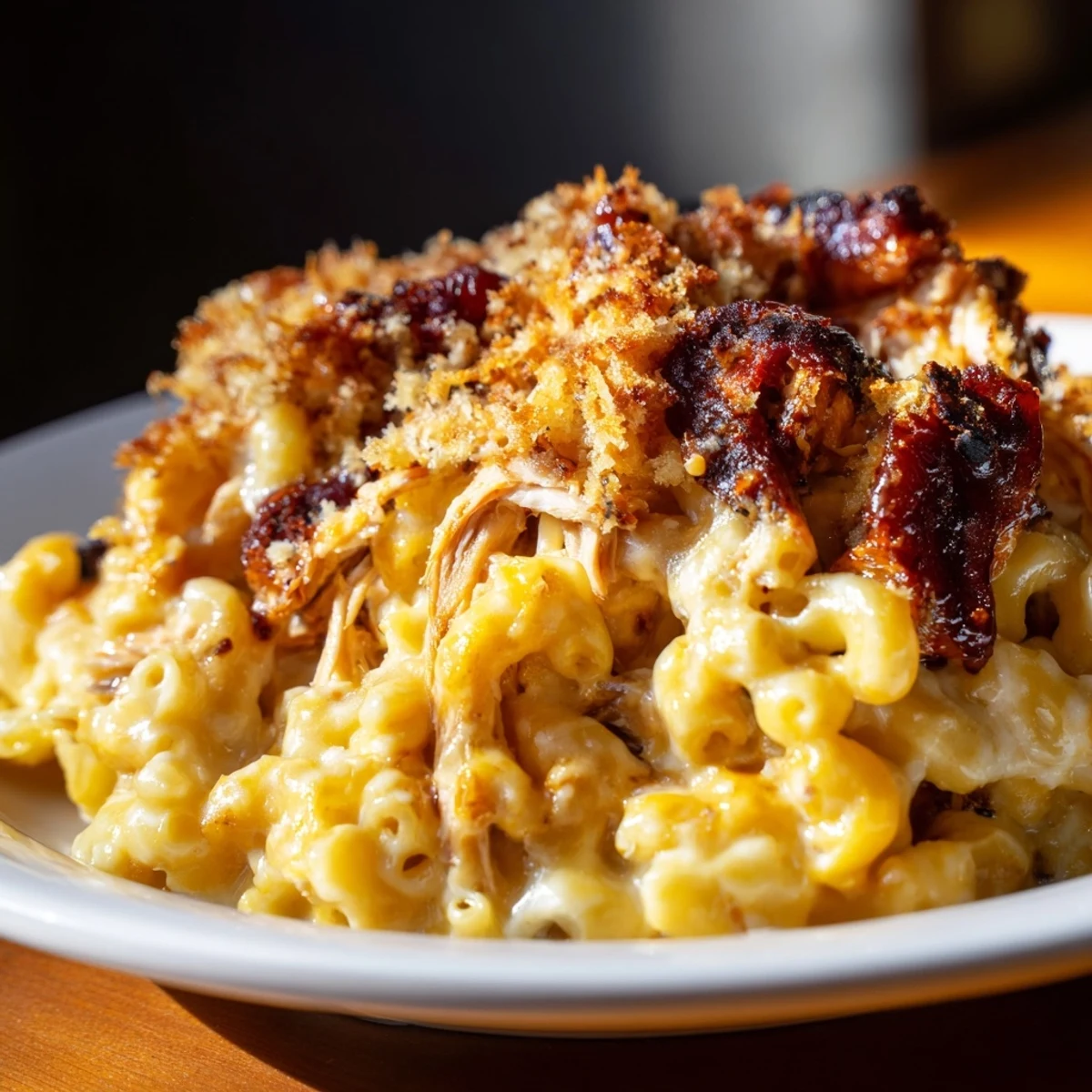 Classic Mac Cheese BBQ Chicken
