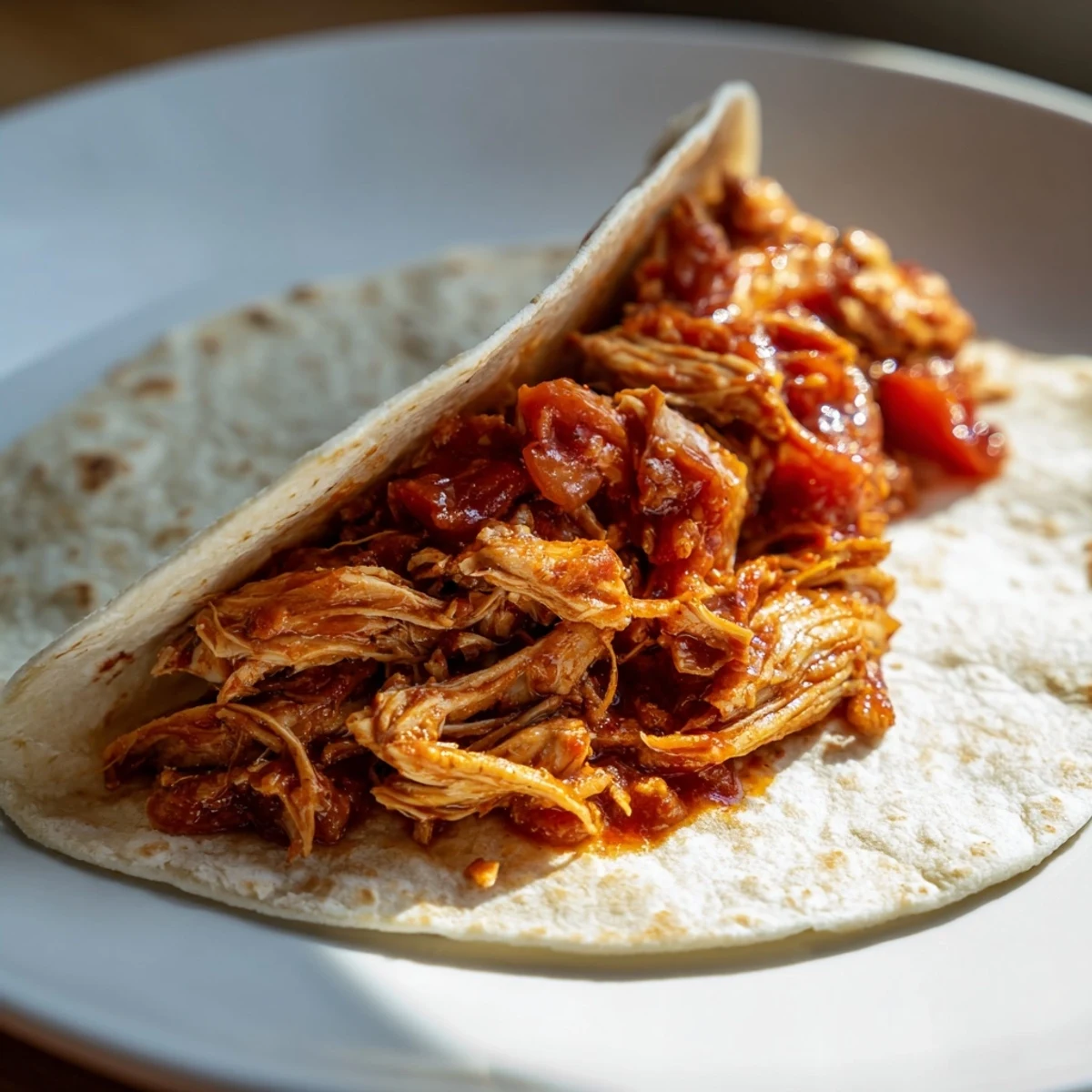 Crock-Pot Shredded Chicken Tacos: a slow-cooked, flavorful dish with tender, juicy chicken and warm tortillas.