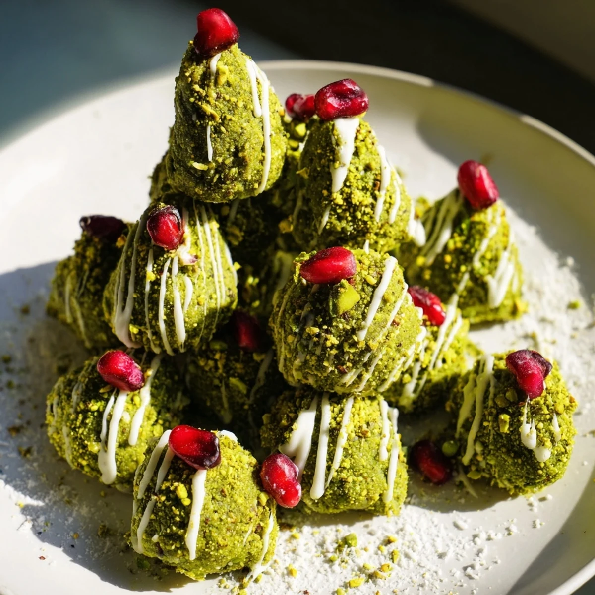Matcha Pistachio Christmas Tree