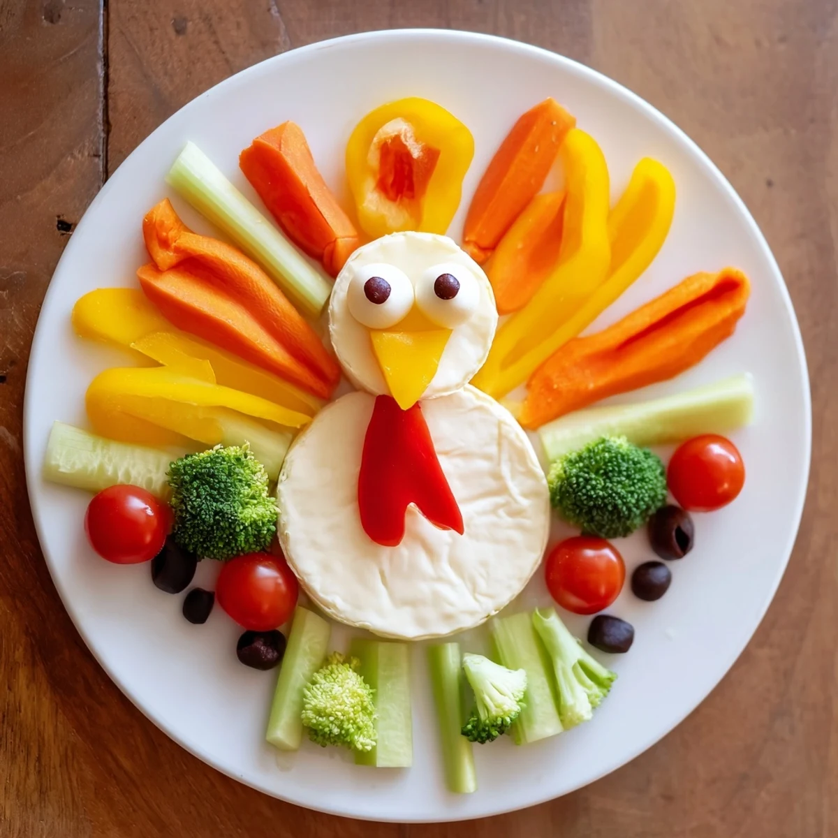 Turkey Shaped Appetizer Tray