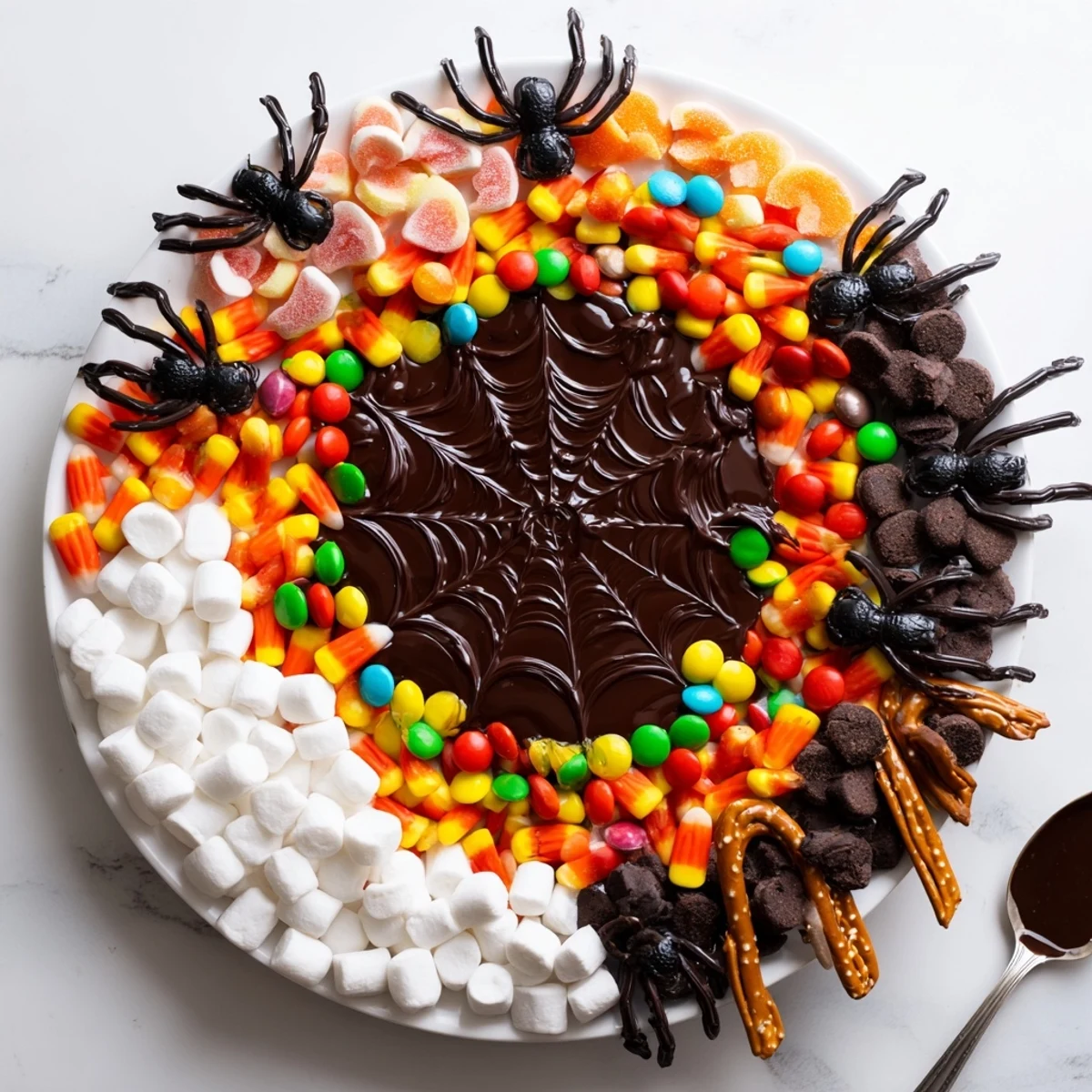 Spiderweb Candy Platter