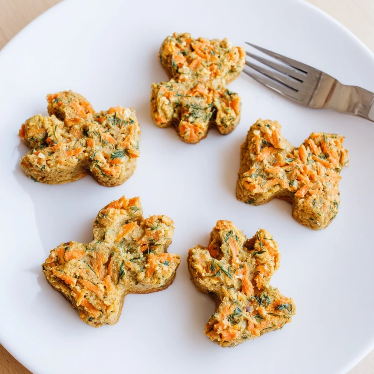 Appealing photo of fresh, grain-free Friendly Dog Paw Treats, perfect for rewarding your canine companion.