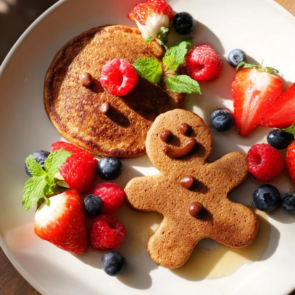 Gingerbread Boy Berry Board