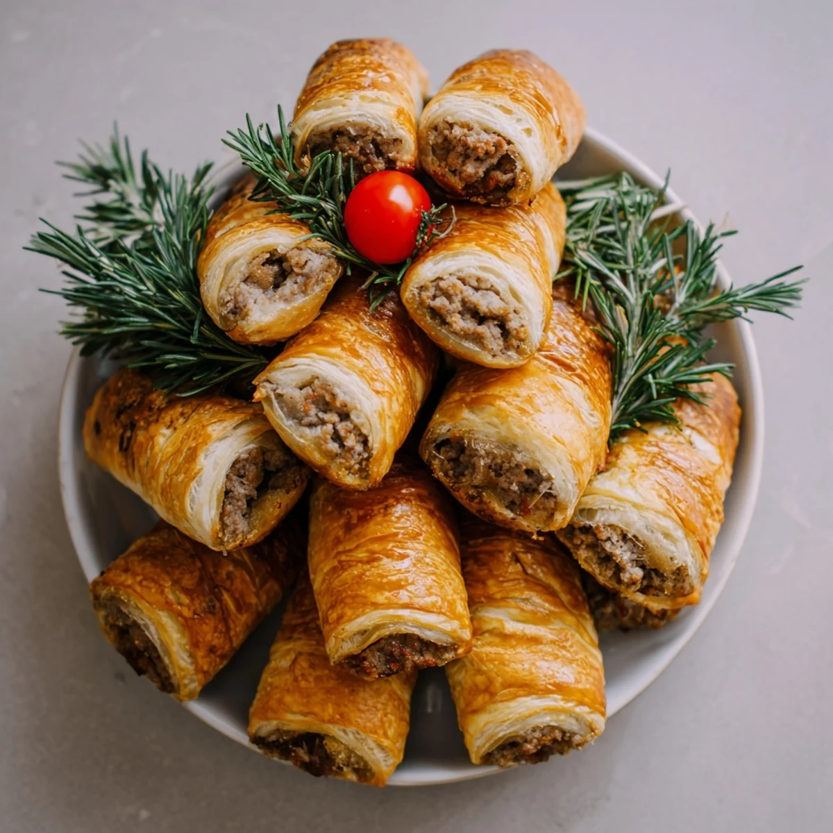 Mini Sausage Roll Christmas