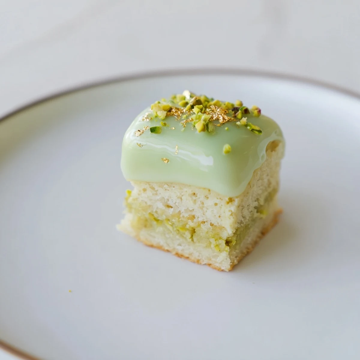 These charming Grenouille Royale Petits Fours are drizzled with glistening citrus glaze, ready to serve.