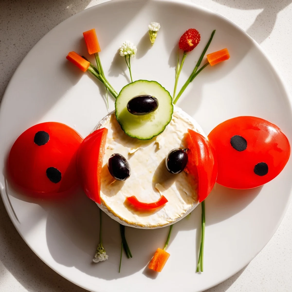 Whimsical Ladybug Picnic Platter