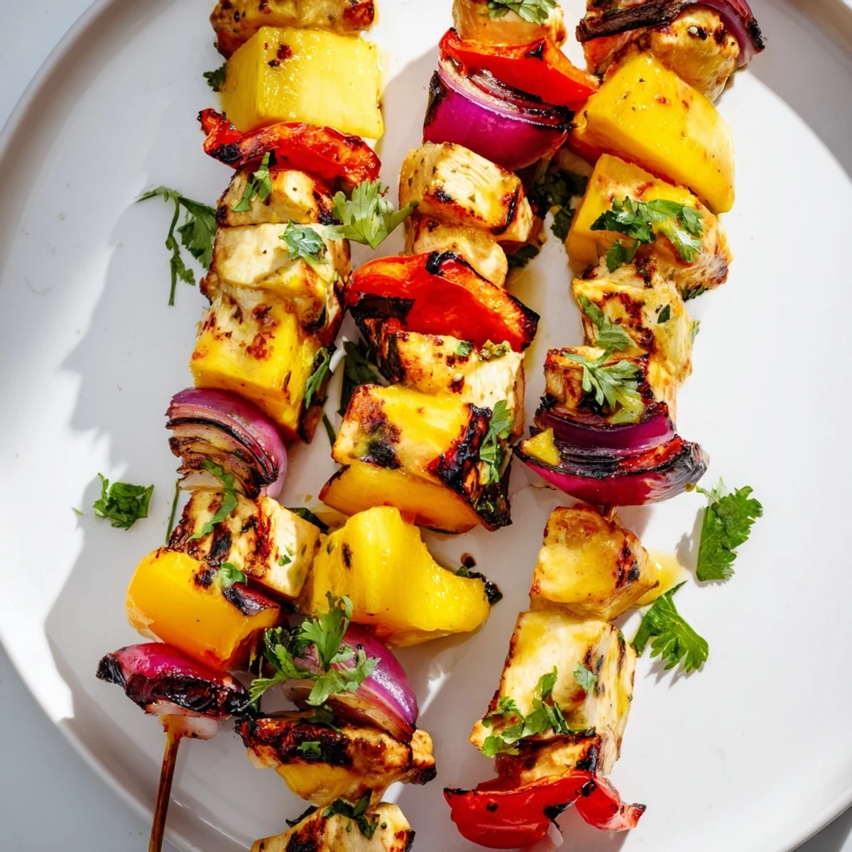 Mango Lime Chicken Skewers
