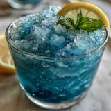 Blue Raspberry Lemonade Slushie