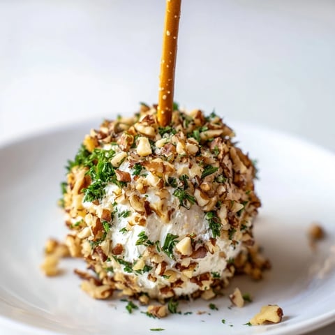 Champagne Cork Cheese Balls, beautifully coated in nuts, offer a creamy, savory bite, ready to serve cold.
