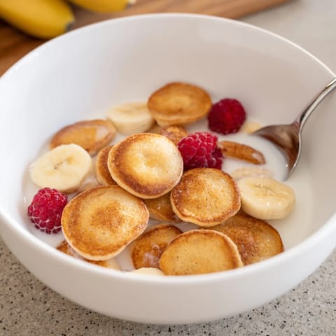Mini Pancake Cereal Breakfast