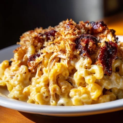 Classic Mac Cheese BBQ Chicken