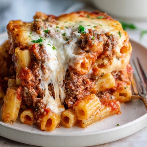 Baked Ziti Meat Sauce