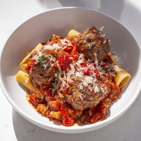 Italian Meatball Pasta Skillet