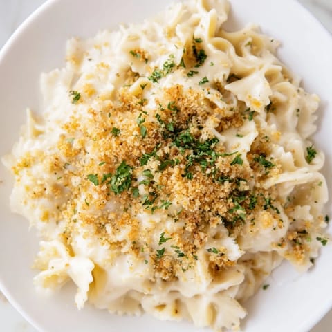 Lightened Mac Cheese Bake