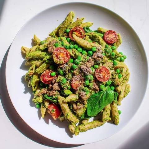 One-Pot Creamy Pesto Pasta