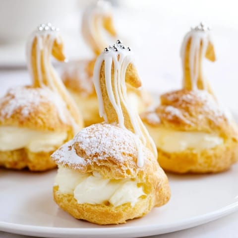 Elegant Swan Petit Fours