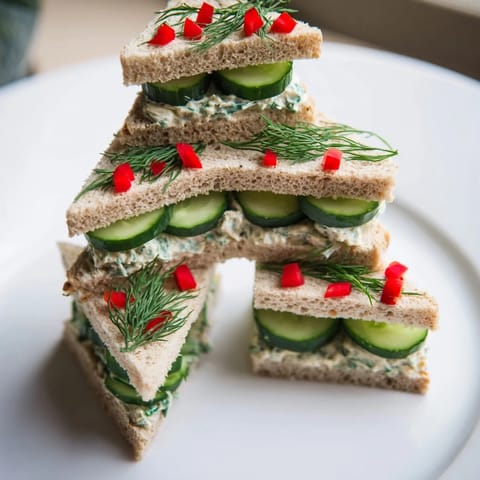 Cucumber Cream Cheese Stacks