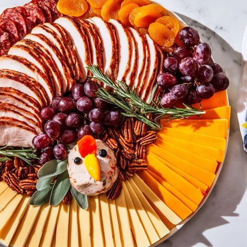 Turkey Tail Charcuterie Board