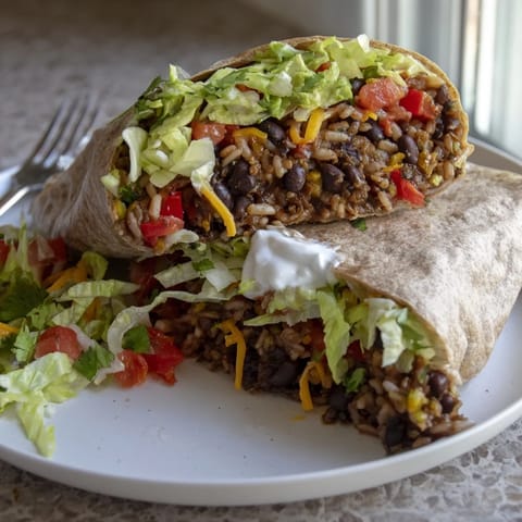 Smoky Black Bean Burrito
