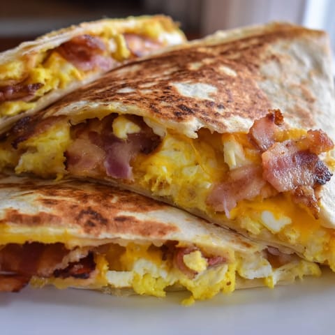 Breakfast Crunchwrap with Eggs