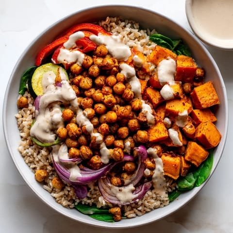 Roasted Chickpea Buddha Bowl