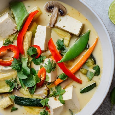 Thai Green Curry Coconut Soup