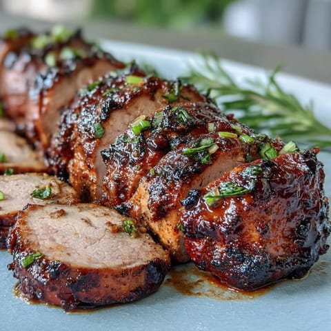 Aromatic jerk spiced pork tenderloin roasted to juicy perfection with bold Caribbean flavors and a hint of heat.  