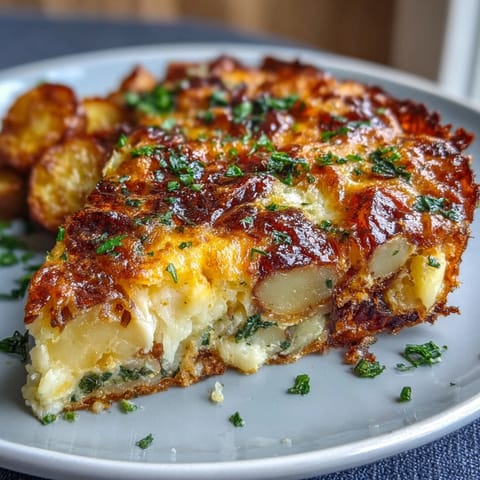 Spring Onion Potato Frittata