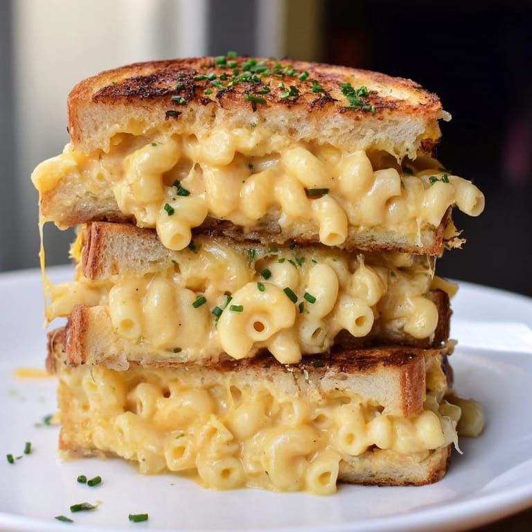 Imagine biting into savory, cheesy Mac and Cheese Stuffed French Toast perfection.