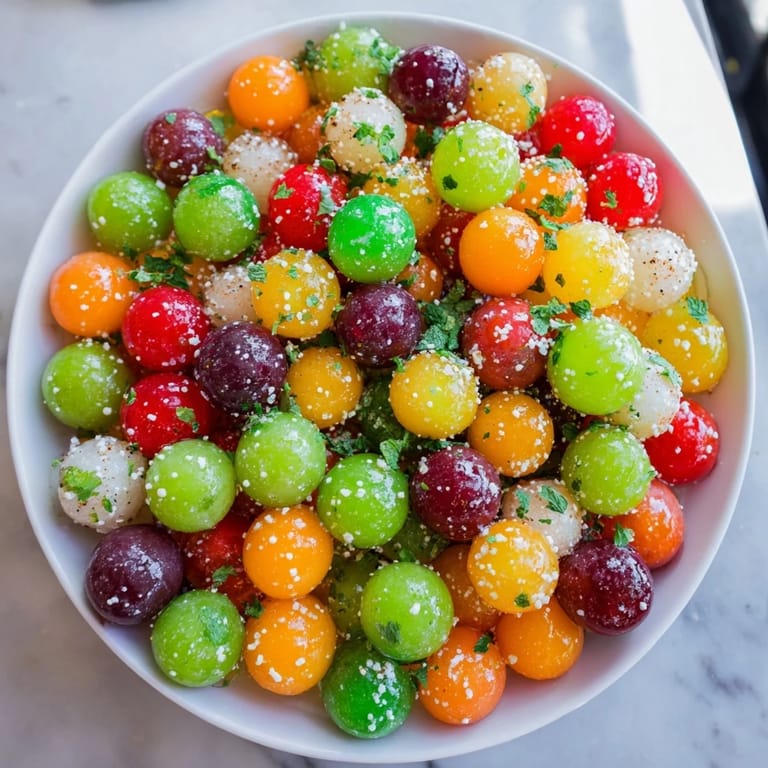 See the refreshing Polka Dot Platter, a beautifully arranged party-ready fruit and cheese spread.
